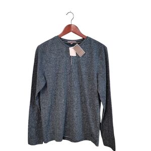 Ike Behar NWT Mens Green Pullover Crewneck‎ Long Sleeve Tee Size Small